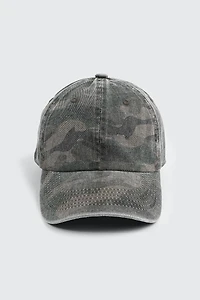 Camo Print Baseball Hat