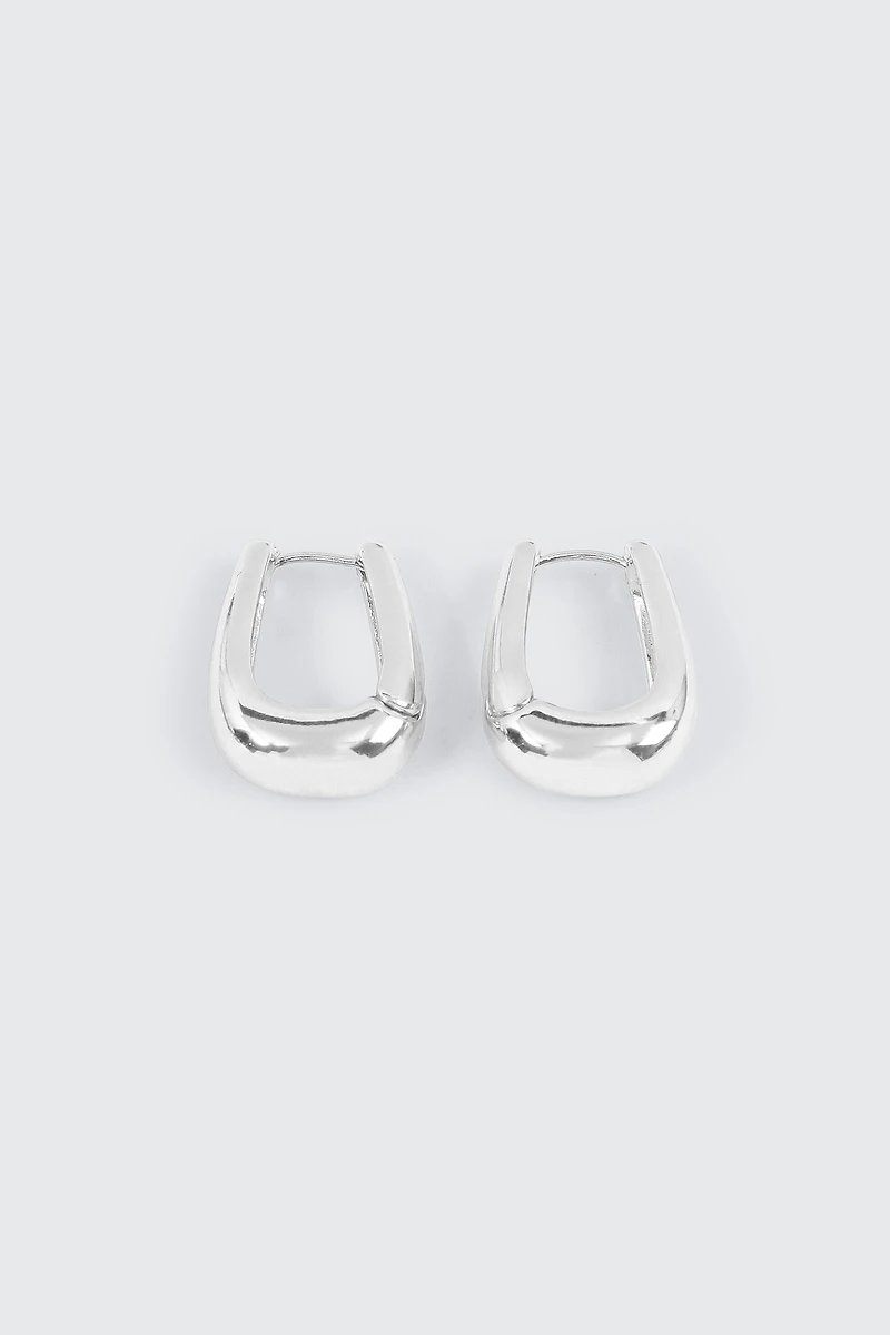 Rectangular Hoop Earrings