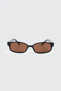 Slim Rectangular Sunglasses