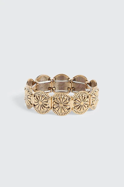 Bracelet extensible à médaillons 