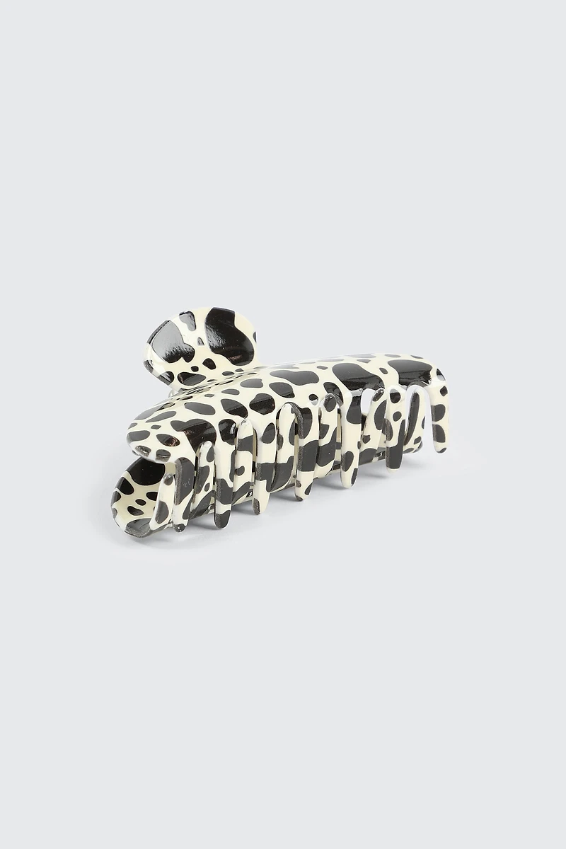 Pince à cheveux motif vache