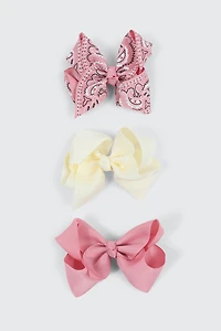 Trio de boucles à cheveux