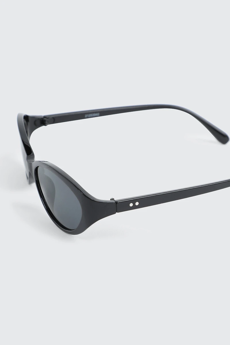 Slim Oval Sunglasses
