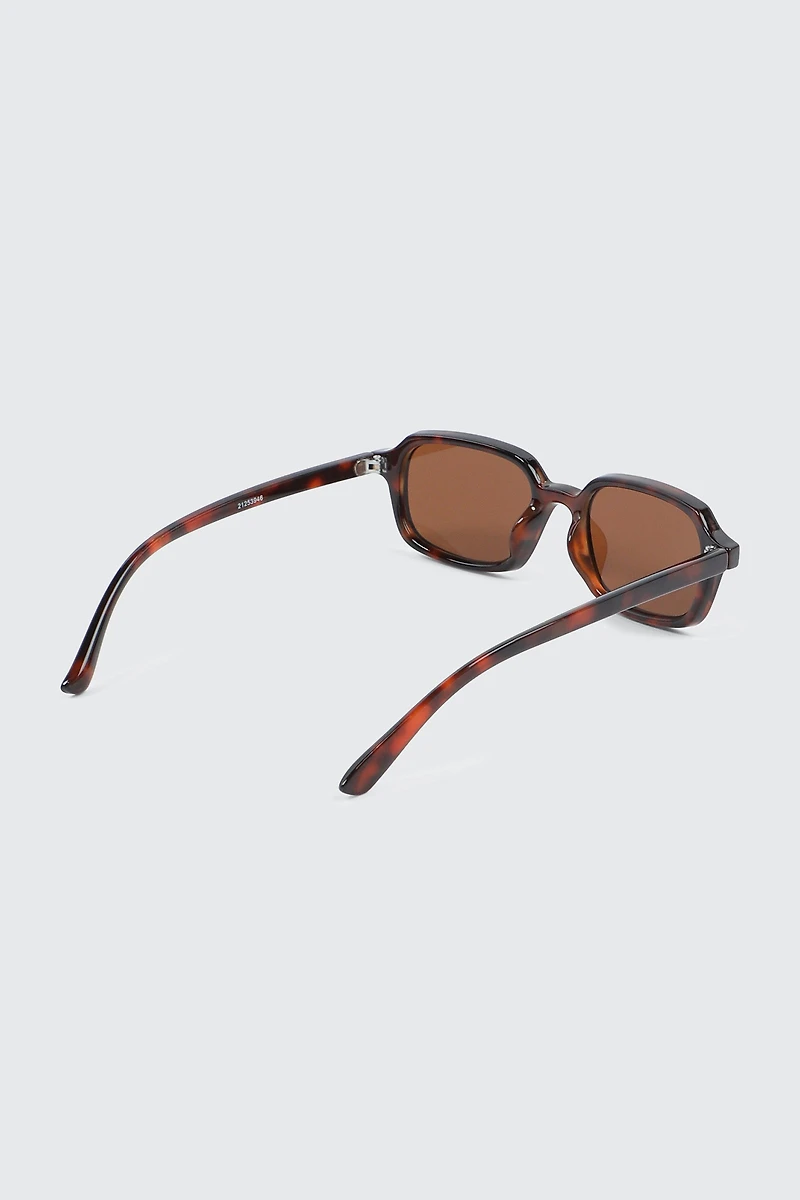 Slim Rectangular Sunglasses