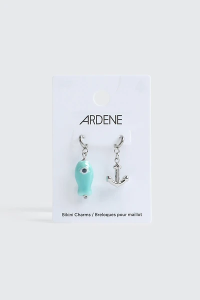 2-Pack Fish & Anchor Bikini Charms