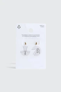 2-Pack Starfish & Turtle Bikini Charms