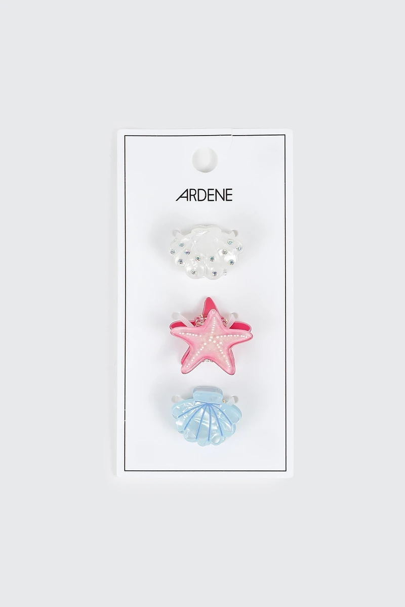 Mini Acrylic Hair Claw Set