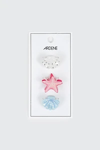 Mini Acrylic Hair Claw Set