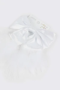 Barrette boucle en satin