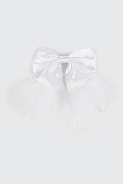 Barrette boucle en satin
