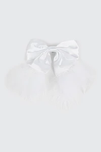 Barrette boucle en satin
