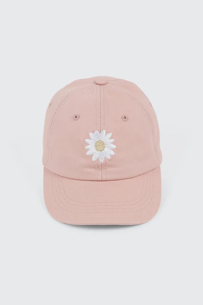 Daisy Embroidered Cap