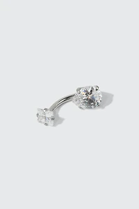 Cubic Zirconia Navel Piercing