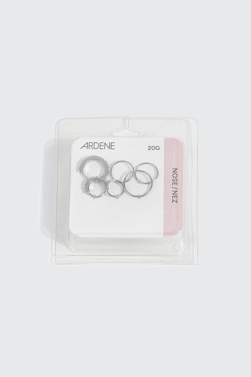 Lot de 6 perçages de nez