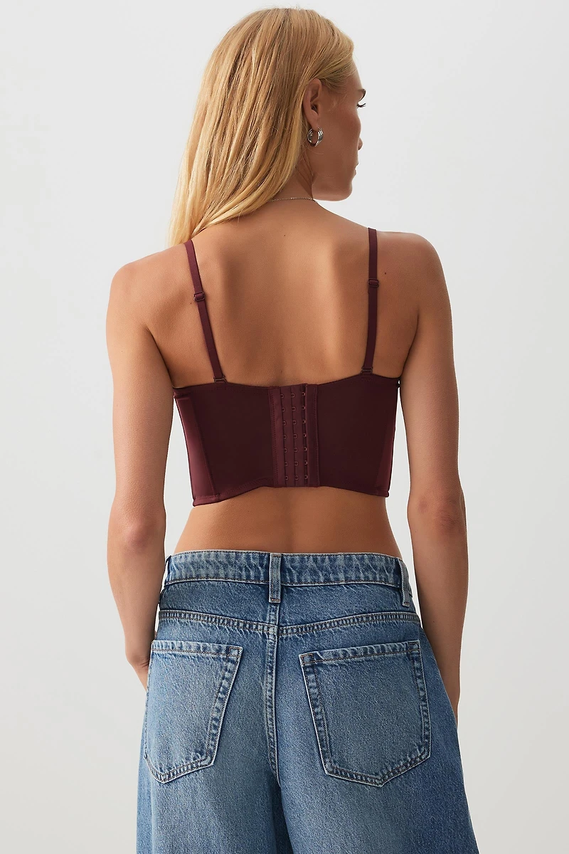Bustier ultracourt