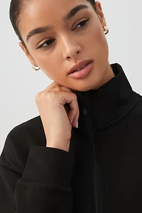Chandail demi-glissière en maille double camactive
