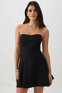 Black Bustier Mini Dress