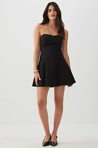 Black Bustier Mini Dress