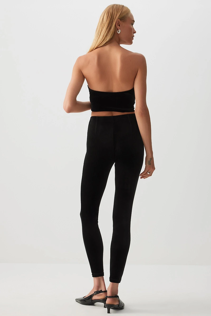 Legging en velours