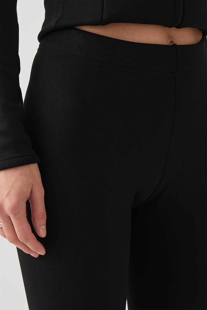 Legging doublé en fausse fourrure