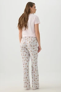 Pantalon de pyjama imprimé très doux