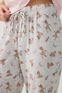 Printed Straight Leg PJ Pants