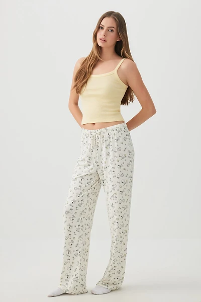 Snoopy Straight Leg PJ Pants