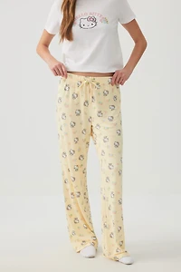 Printed Straight Leg PJ Pants