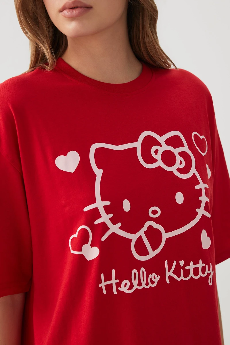 Oversized Hello Kitty T-Shirt