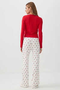 Rib Flare PJ Pants