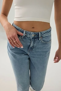 High Rise Slim Straight Jeans