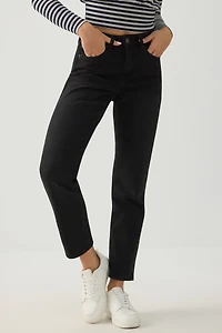 High Rise Slim Straight Jeans