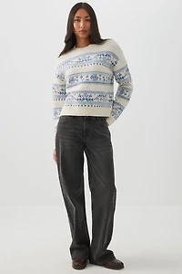 Le jean Era coupe droite et taille mi-haute