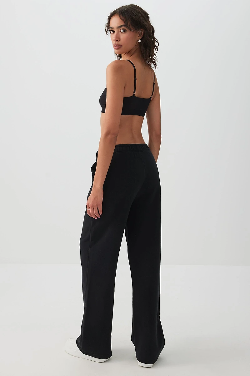 Pantalon à jambe droite en Molleton MADESOFT