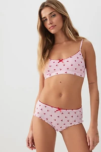 Soutien-gorge léger en pointelle tout-aller