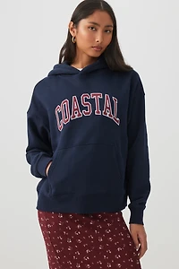 Oversized Printed Hoodie