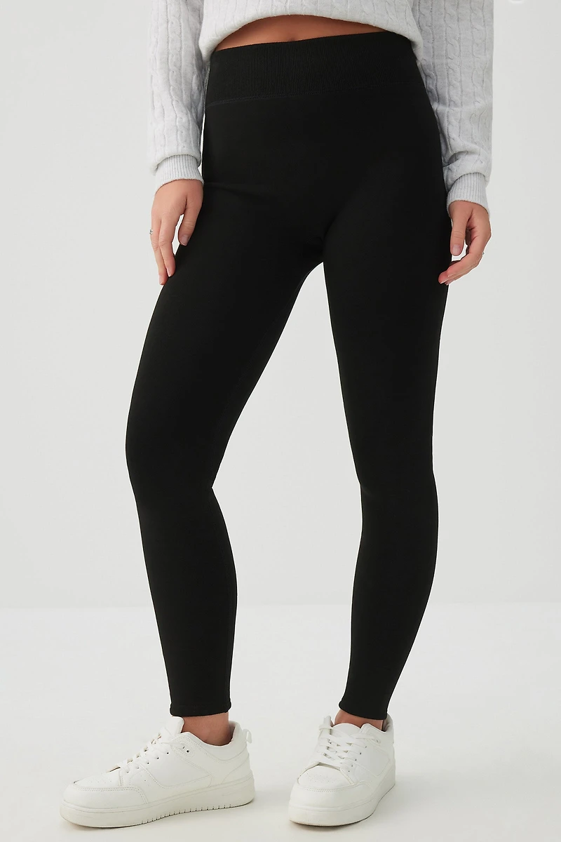 Faux Fur Lined Seamless Leggings