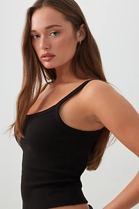 Camisole à col dégagé très douce Basic