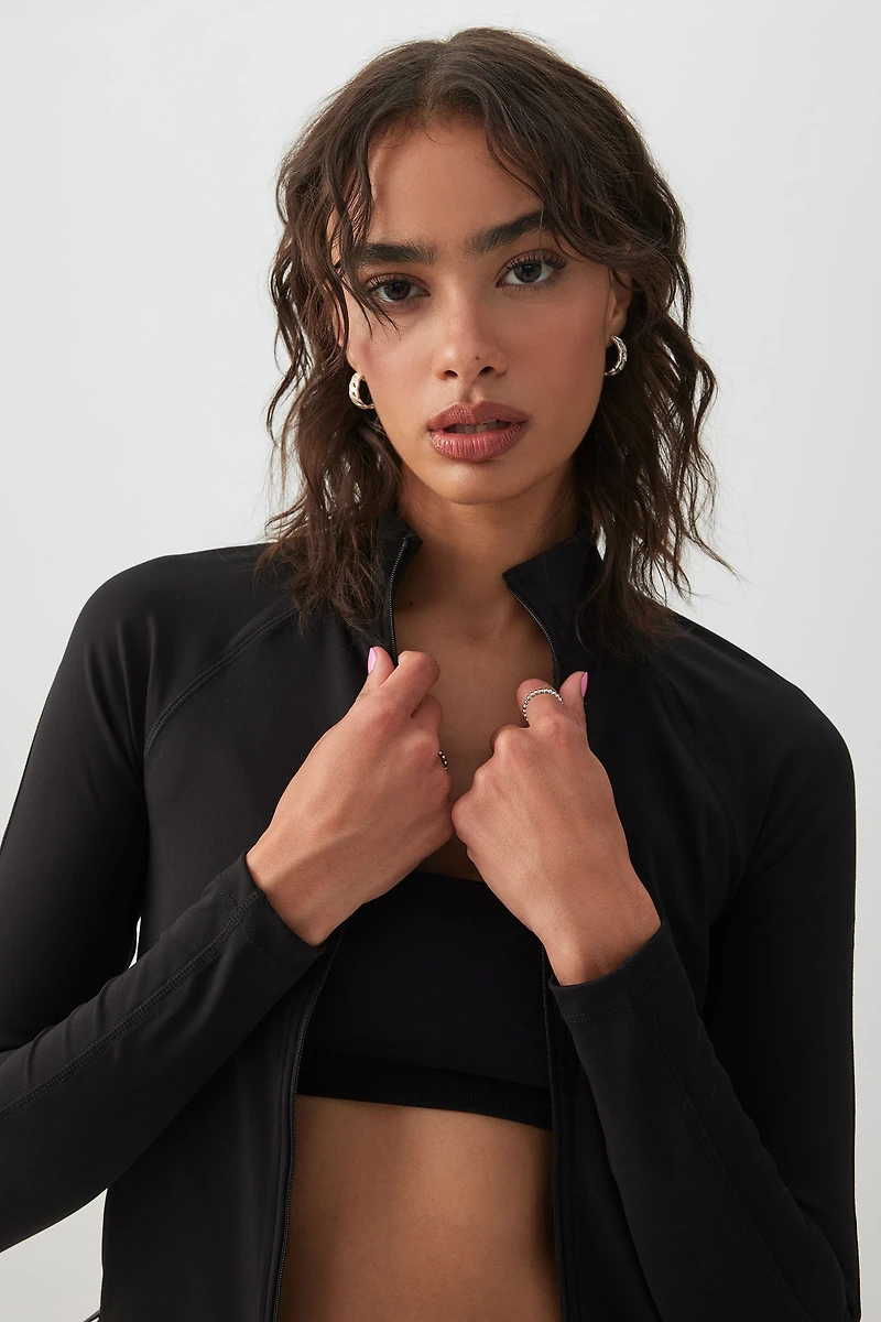 Fitted Zip Up Top