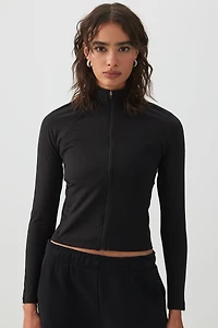 Fitted Zip Up Top