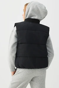 Veste bouffante sans manches