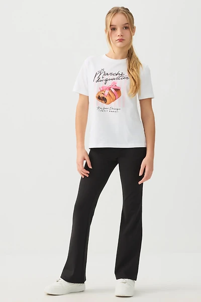 Solid Flare Pants