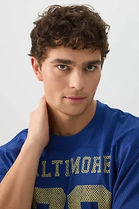 Boxy Mesh Sports Jersey