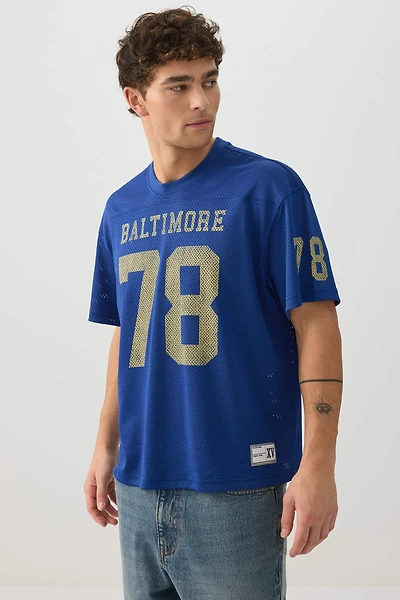 Boxy Mesh Sports Jersey