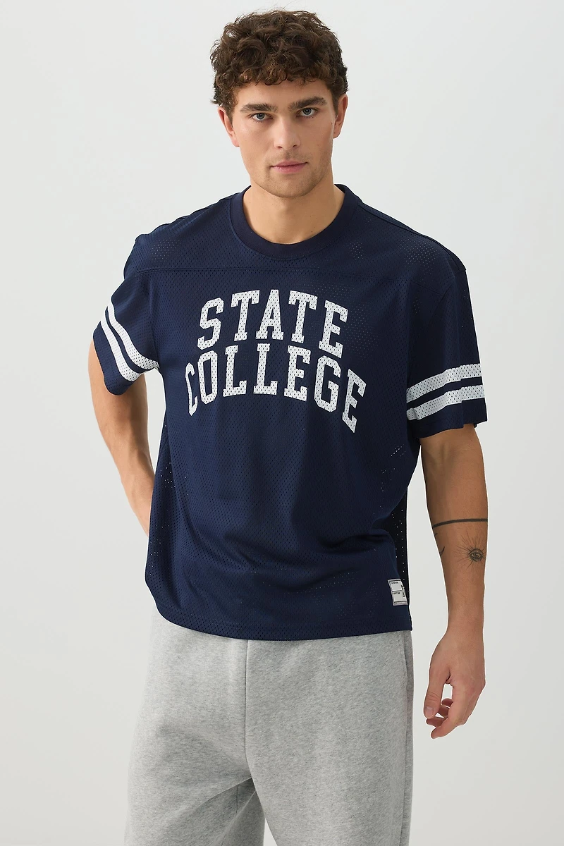 Boxy Mesh Sports Jersey