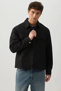 Veste-chemise à glissière