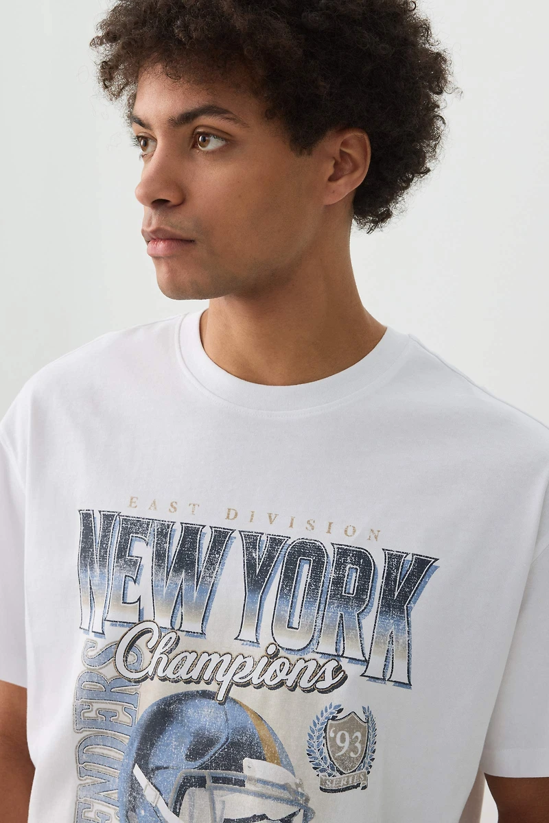 T-shirt coupe carré Champions