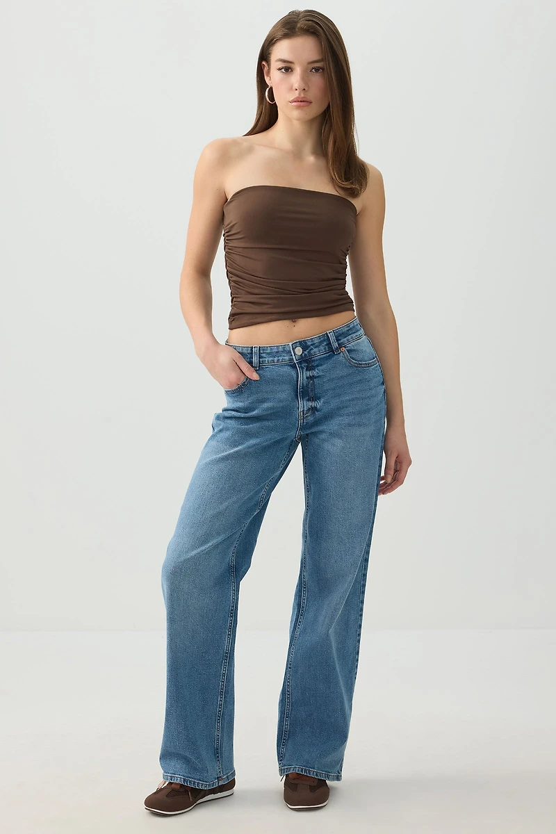 Le jean Era coupe droite et taille mi-haute