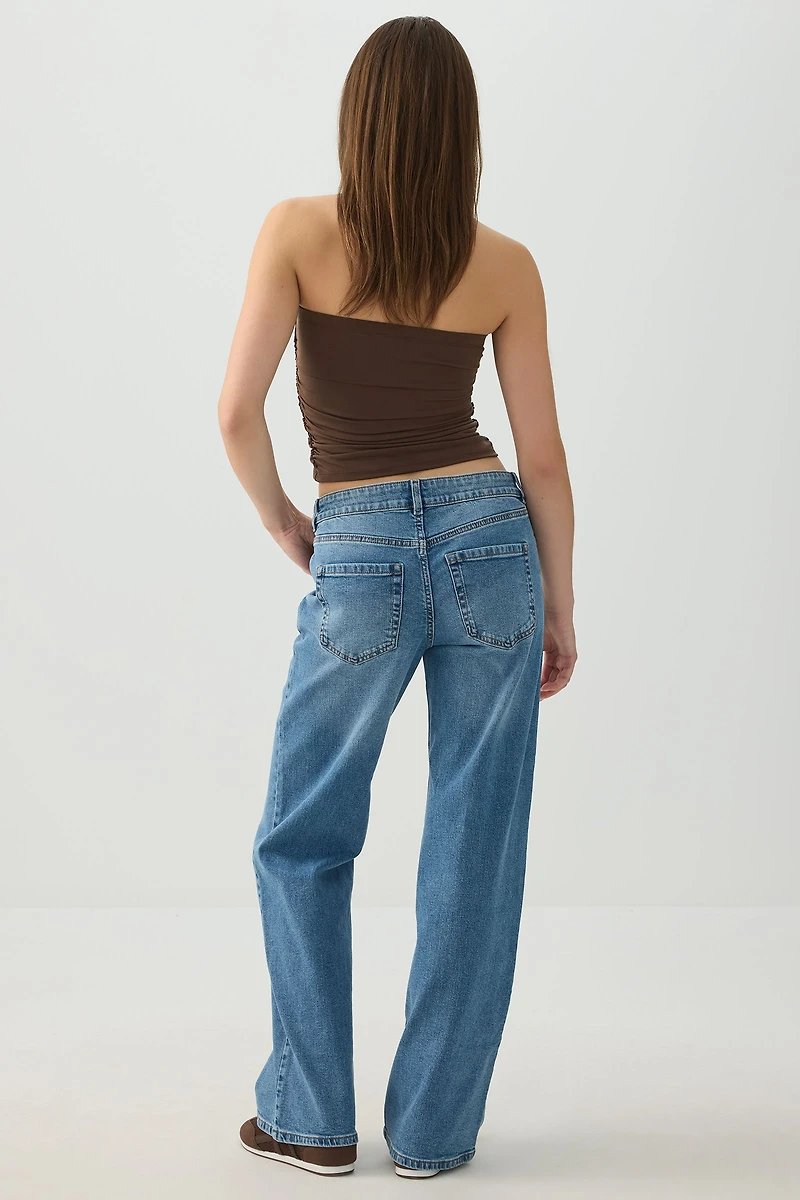 Le jean Era coupe droite et taille mi-haute