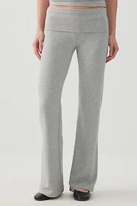 Stretch Rib Flare Leggings